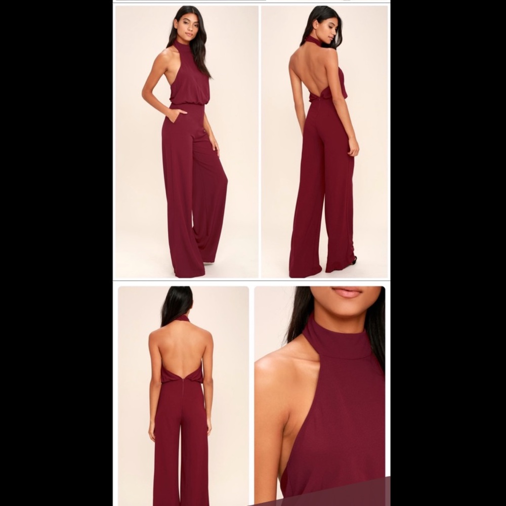 Lulus Moment for Life Halter Jumpsuit